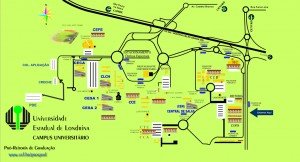 Mapa - Câmpus UEL